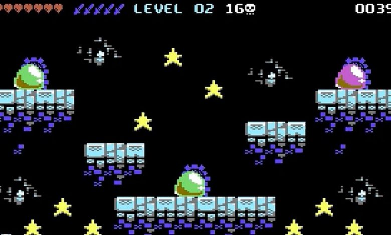 Knights & Slimes - A fabulous Arcade Platformer by Monte Boyd is here for the C64!