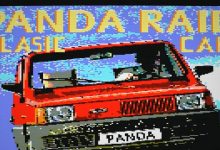 Panda Raid Classic Cars - A new mini racer released for the Amstrad CPC by Antero Martinez