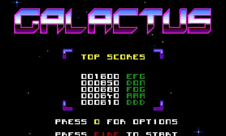 Galactus - A fast paced, classic arcade-style shooter for the ZX Spectrum NEXT