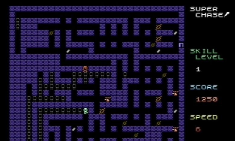 Superchase Remix – A monster hungry maze game for the Commodore 64 by JJFlash