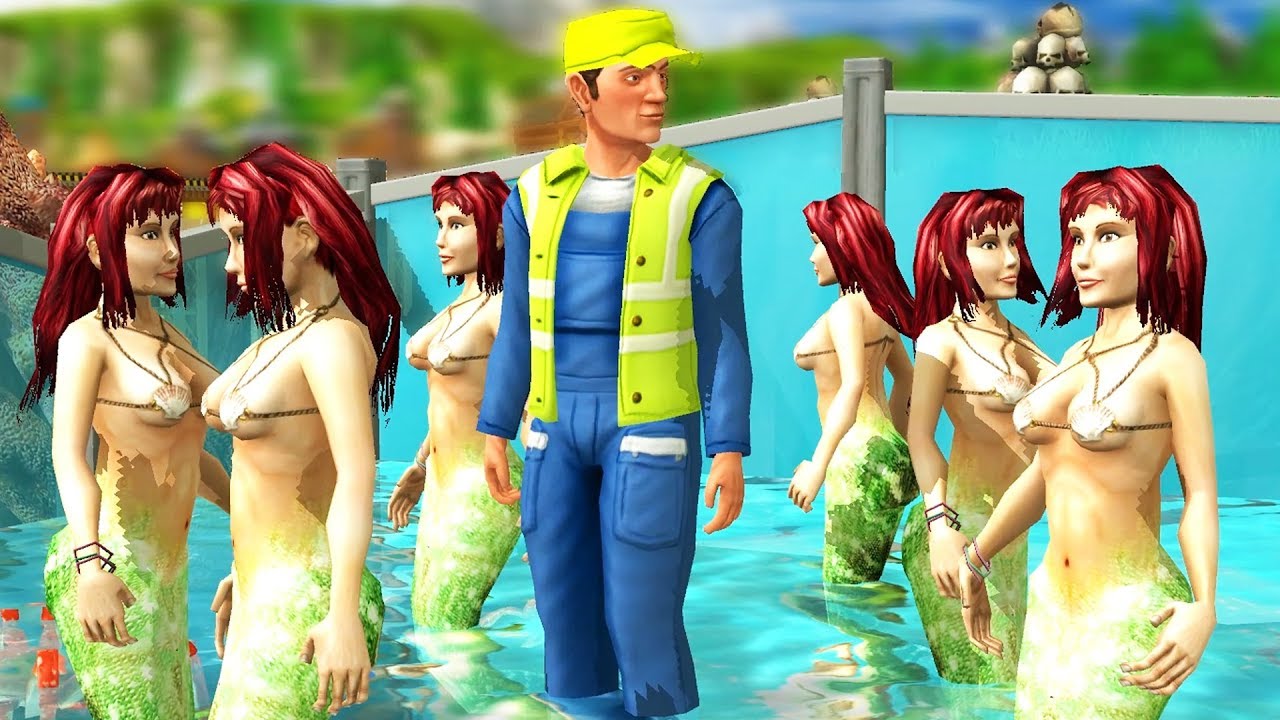Forcing Mermaids to Become a Tourist Attraction at a Water Park – Wildlife Park 3 Forcing Mermaids to Become a Tourist Attraction at a Water Park – Wildlife Park 3