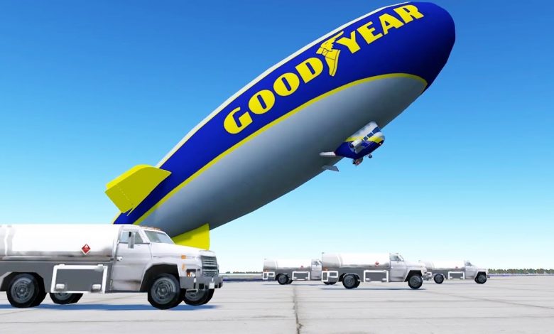 They Let Me Fly the Goodyear Blimp and Immediately Regretted it – Flywings 2018 Flight Simulator