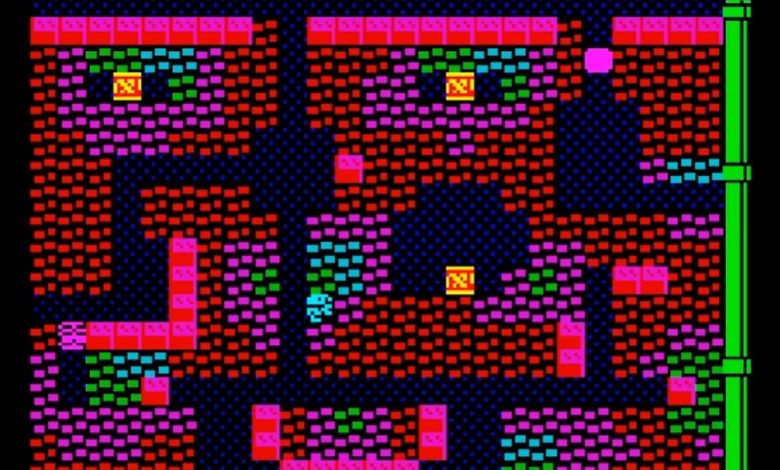 Dig Dug Doug - Gabriele Amore's latest ZX Spectrum game is a Dig Dug inspiration
