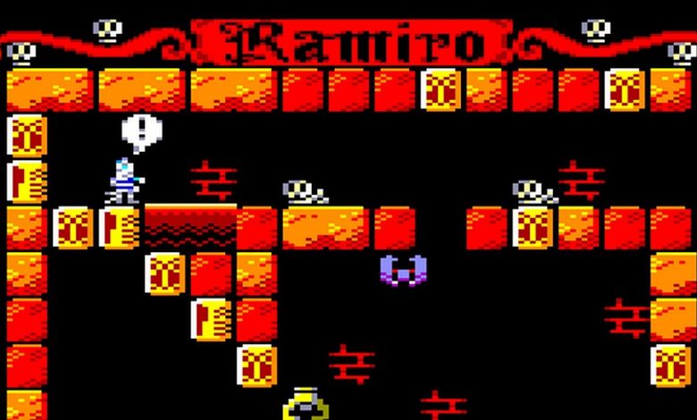 Ramiro el Vampiro IV- A brand new Amstrad CPC and ZX Spectrum game from The Mojon Twins