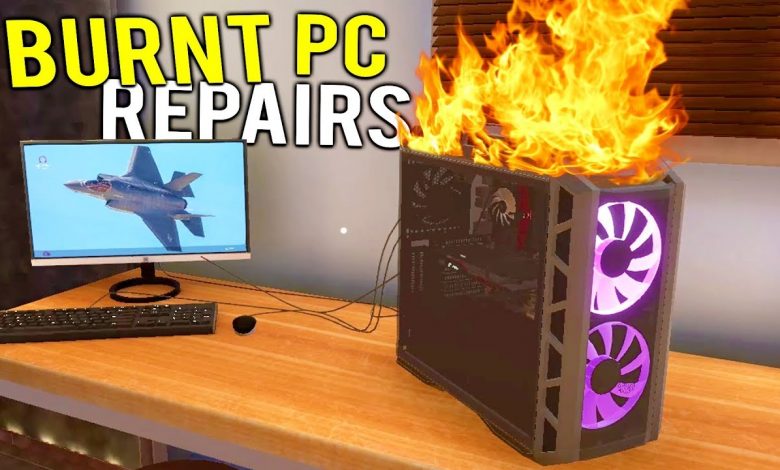 THE PC CAUGHT FIRE! CAN WE POSSIBLY REPAIR THIS? – PC Building Simulator Release Gameplay