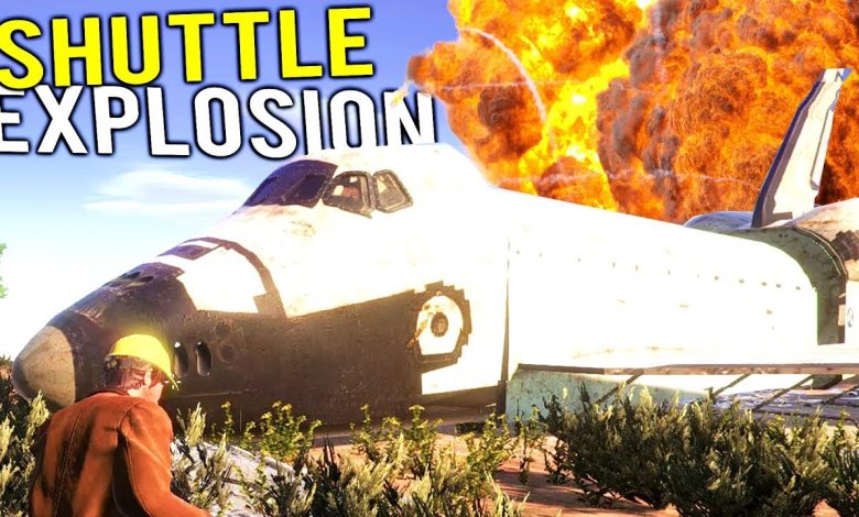 DEMOLITION TEAM BLOWS UP SPACE SHUTTLE IN AREA 51! – Demolish and Build 2018