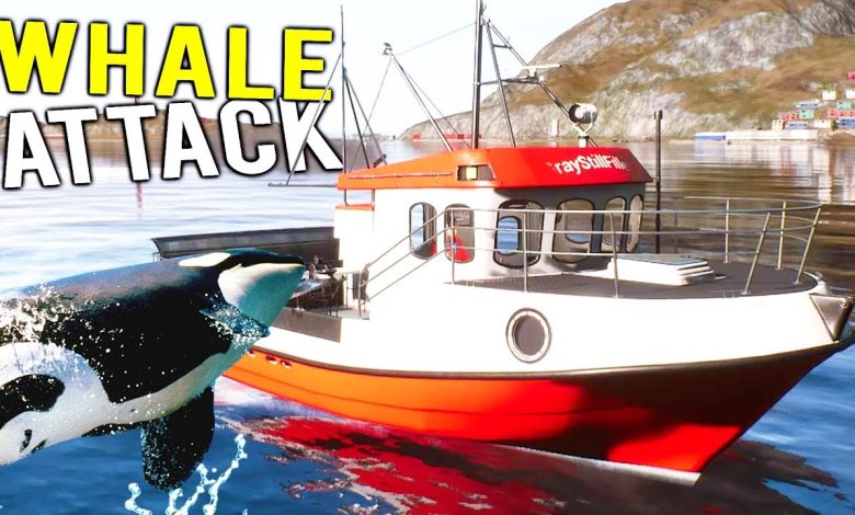 WHALE ATTACKS EXPENSIVE FISHING BOAT! Deadliest Catch Simulator – Fishing: Barents Sea