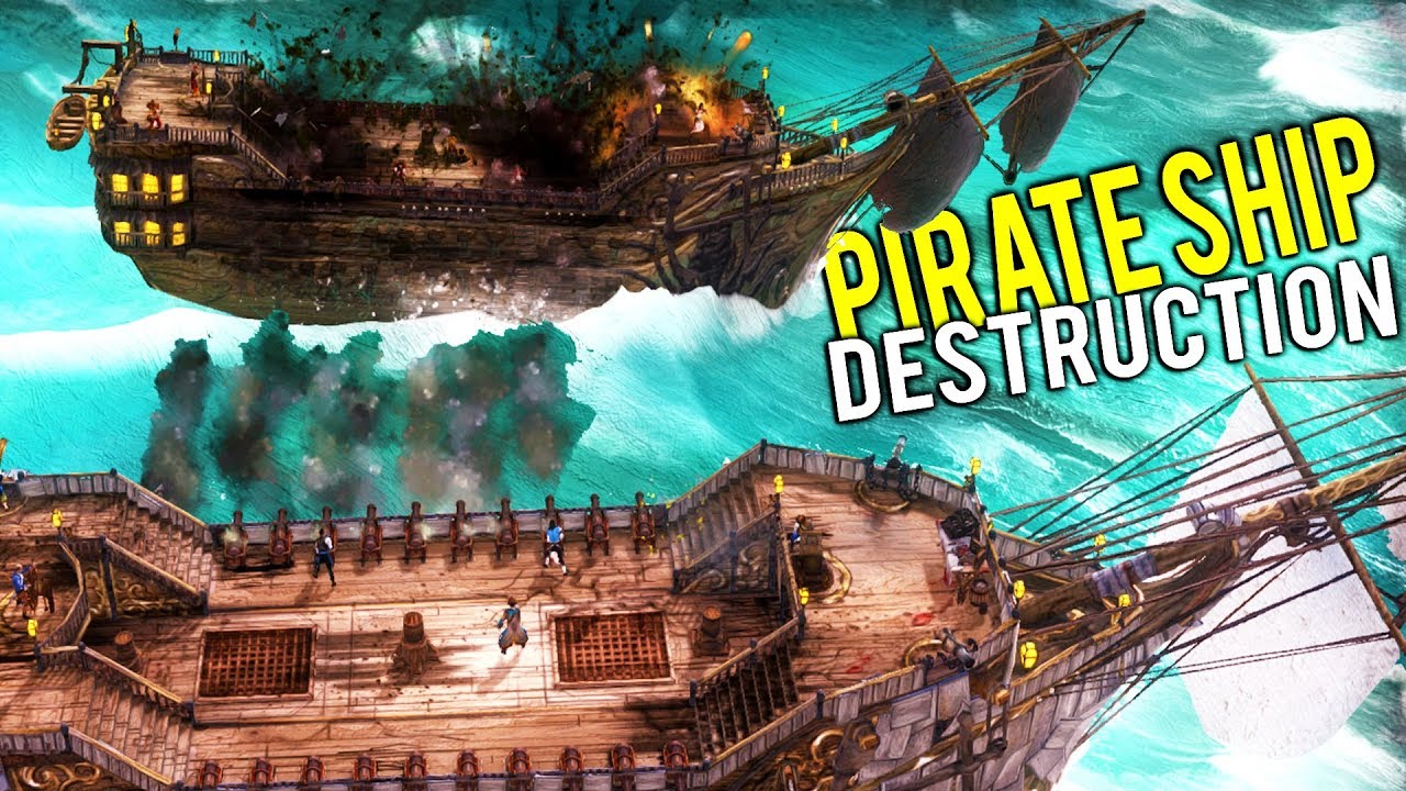 MANAGE YOUR OWN PIRATE SHIP and SINK MASSIVE PIRATE GALLEONS! – Abandon Ship Gameplay