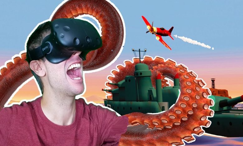 BECOMING THE MIGHTY KRAKEN IN VR! DESTROYING ENTIRE CIVILIZATIONS! – Kraken HTC VIVE Gameplay