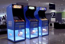 Airport Charity Arcade  – play for the Red Cross | GamesYouLoved