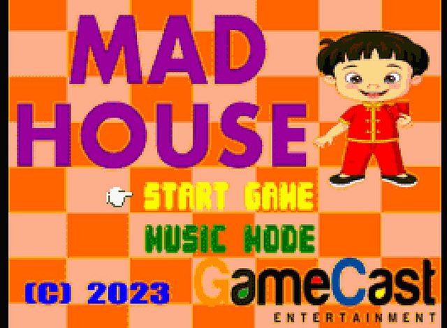 Mad House - A new MSX2 Platformer by Gamecast Entertainment via MSXdev23!