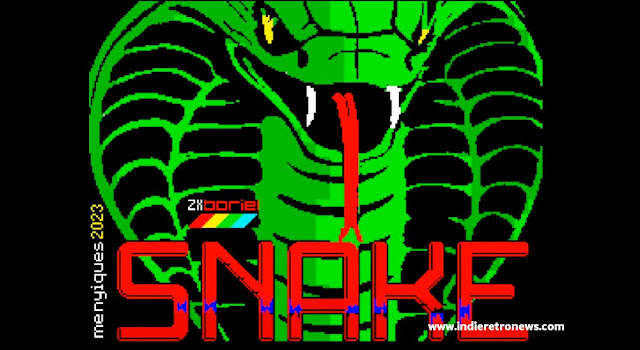 ZX Snake - A new game released for the ZX Spectrum by Menyiques