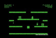 PETSCII Bros - A Commodore PET homage to Mario Bros, a 1983 arcade game!