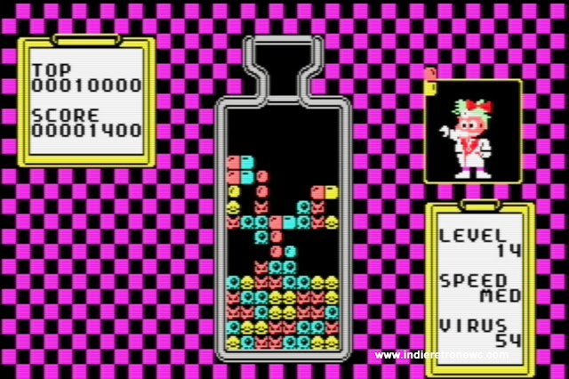 DR. MARIA - A rather nice Dr. Mario clone for the Commodore 64