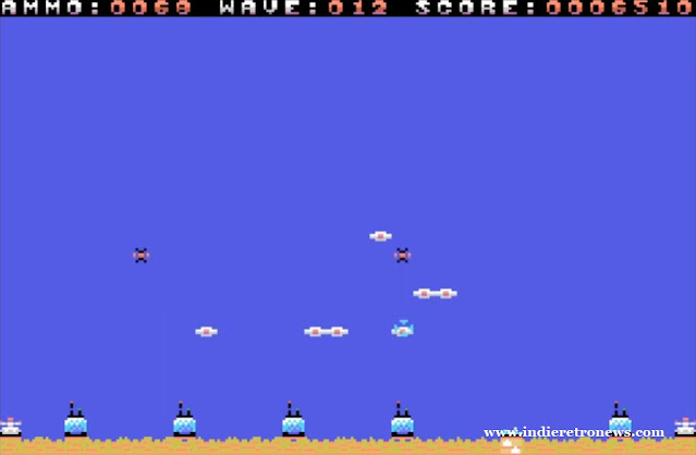 Mine Command - Missile Command with a difference for the MSX