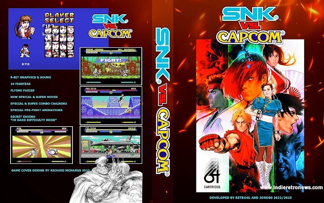 HOT NEWS as eagerly awaited SNK vs CAPCOM for the C64/128 gets an official release!!