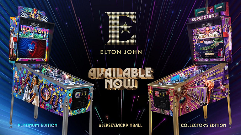 Jersey Jack Pinball’s ELTON JOHN Pinball Is Unleashed at Pinball Expo ’23 | AUSRETROGAMER