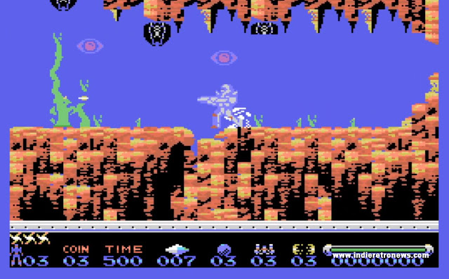 Turrican - An all time classic game gets another tease for the MSX1 by TheGeps!