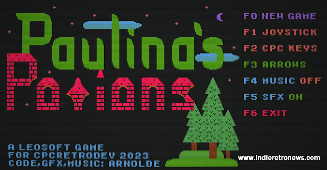 Paulina's Potions - A charming Amstrad CPC game released via the CPCRetroDev 2023 by Leosoft