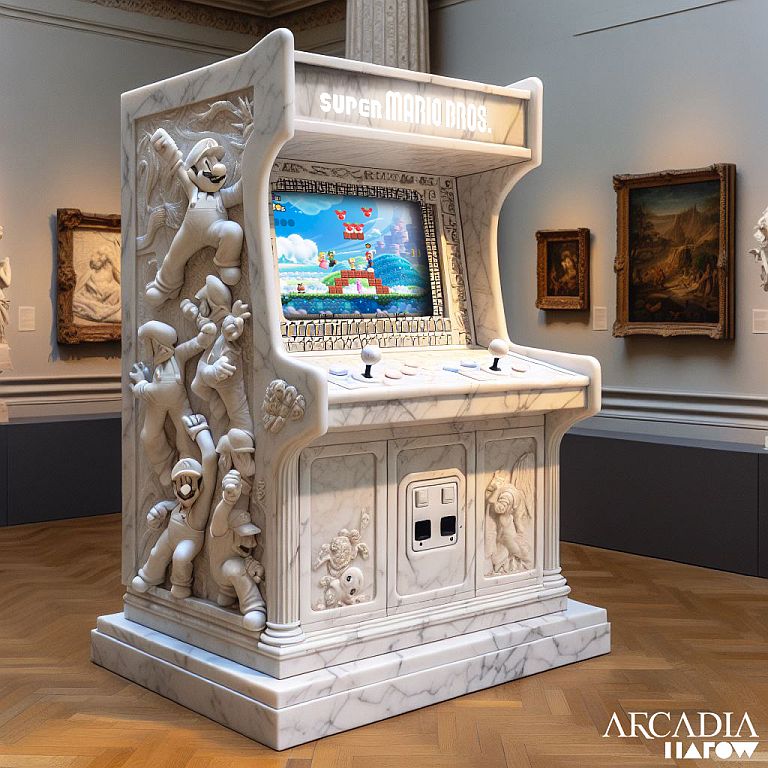 Arcade Machine Chiseled from Marble | AUSRETROGAMER Arcade Machine Chiseled from Marble | AUSRETROGAMER