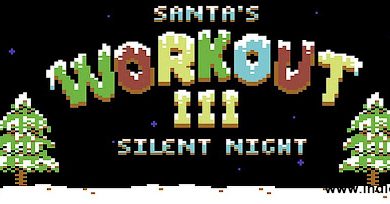 Santa’s Workout 3 – Another Commodore 64 game for Christmas, and it’s from Vector5games!