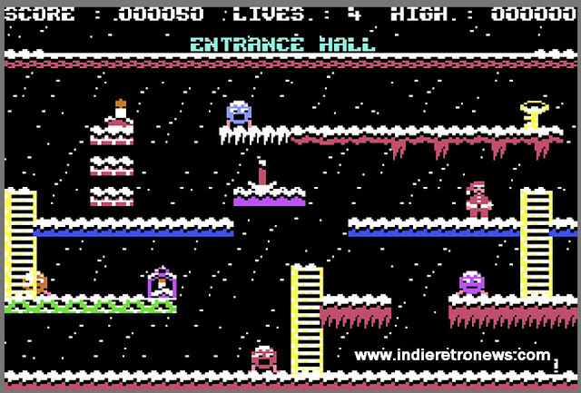 A China Miner Christmas – A festive revamp of the infamously difficult C64 single-screen platformer from 1984