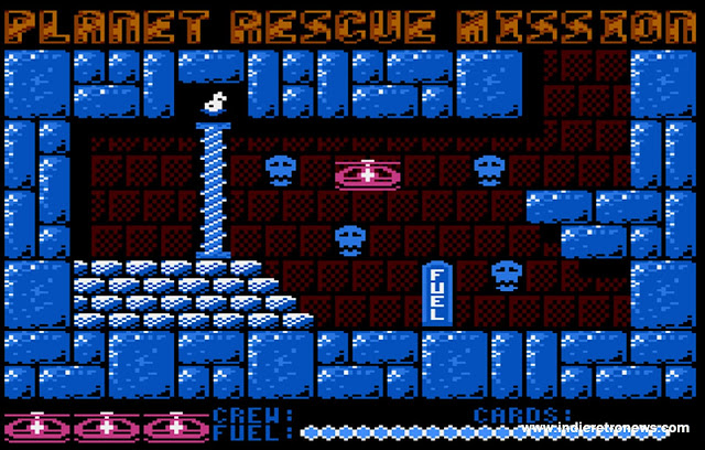 Planet Rescue Mission - A highly challenging and sometimes frustrating game for the Atari XL/XE