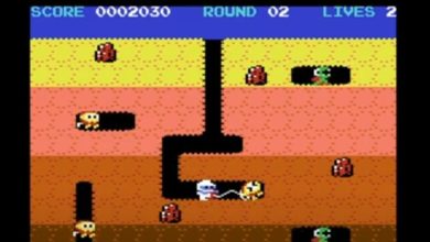 Dig Dug – A C64 port of Dig Dug by LC-Games, an arcade game first released by Namco in 1982! Dig Dug – A C64 port of Dig Dug by LC-Games, an arcade game first released by Namco in 1982!