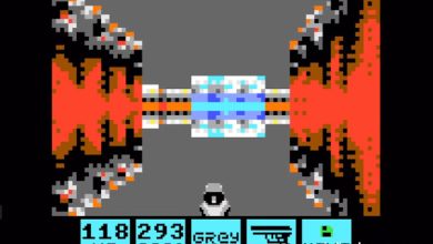 Grey – This first person shooter preview for the C64 is certainly worth a look! Grey – This first person shooter preview for the C64 is certainly worth a look!