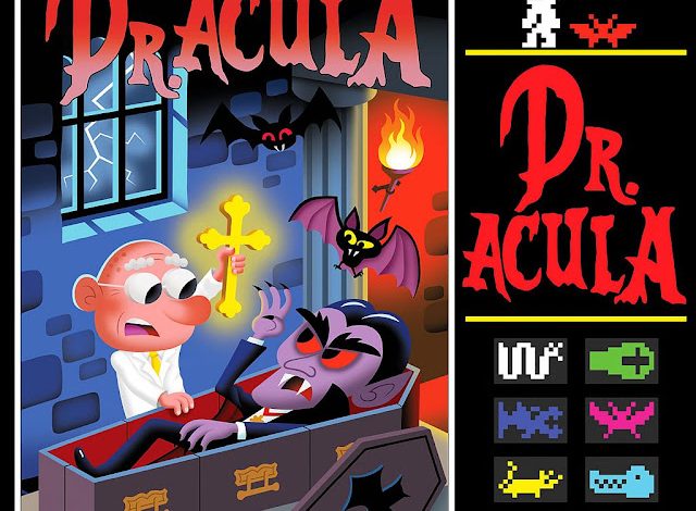 DR. ACULA – The direct sequel to FRANK N. STEIN is now available for the ZX Spectrum