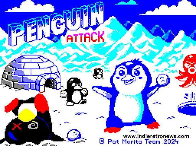 Penguin Attack – A great Arcade game released by Pat Morita Team for the ZX Spectrum Penguin Attack – A great Arcade game released by Pat Morita Team for the ZX Spectrum