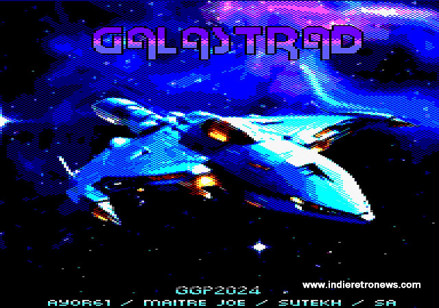 Galastrad - GALAGA-Like SHMUP Game for the Amstrad CPC and GX4000!