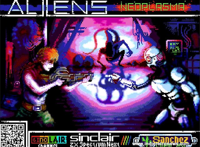 Aliens Neoplasma II - The sequel to an amazing game for the ZX Spectrum 128K and ZX Spectrum Next!