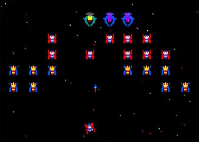 Galaga - An Arcade classic as a new Commodore Amiga conversion by JOTD and team!