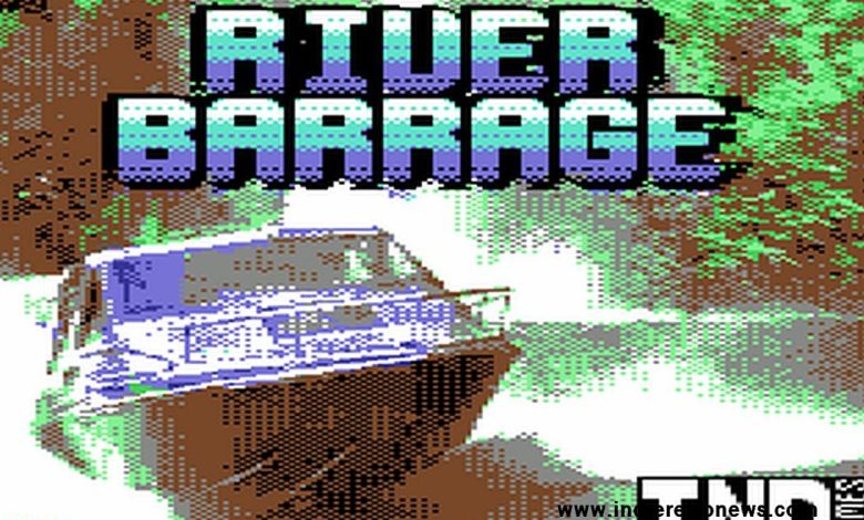 River Barrage – A fast paced river blaster for the Commodore 64 by TND GAMES