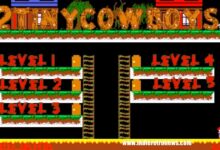 2Tinycowboys – A WIP 2-player single-screen arcade-platformer for the Amiga 500 gets a demo