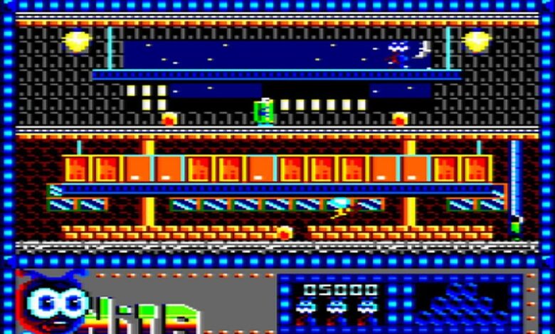 Nita – A challenging Amstrad CPC Platformer released by haThus in 2023 gets a colour upgrade!