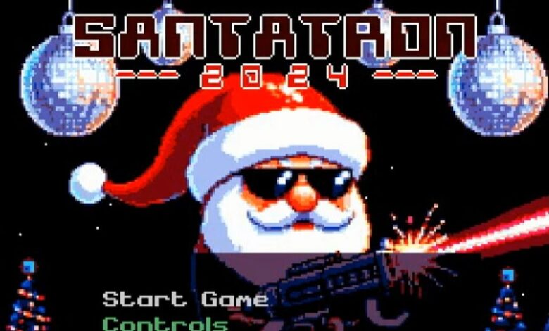 Santatron 2024 – A Christmas blaster from Nivrig Games for the Commodore Amiga