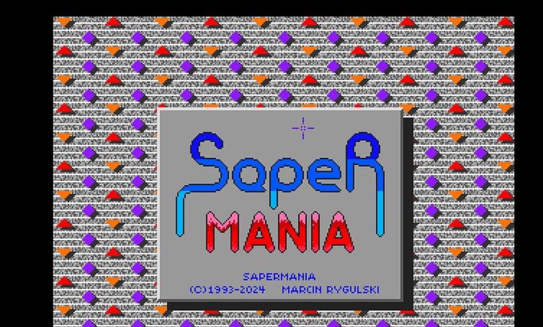 Sapermania – Another Amiga Minesweeper game makes an appearance