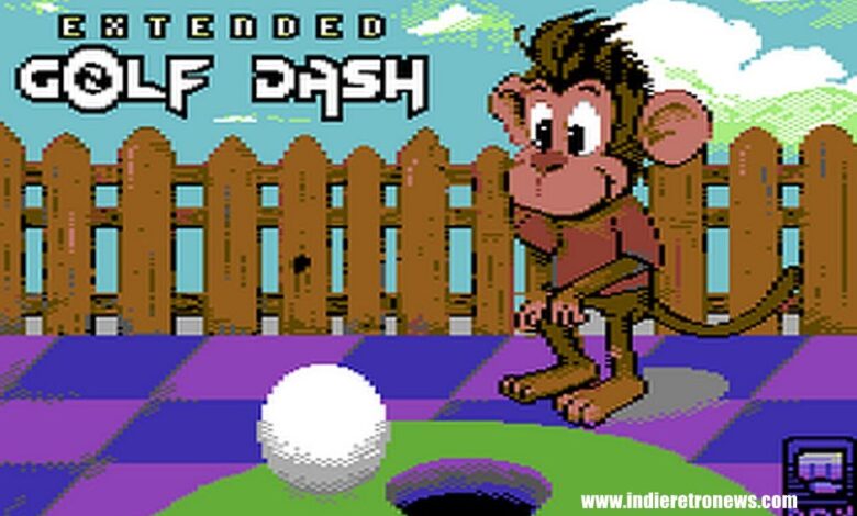 Golf Dash Extended – An updated 4k Craptastic C64 game from Megastyle