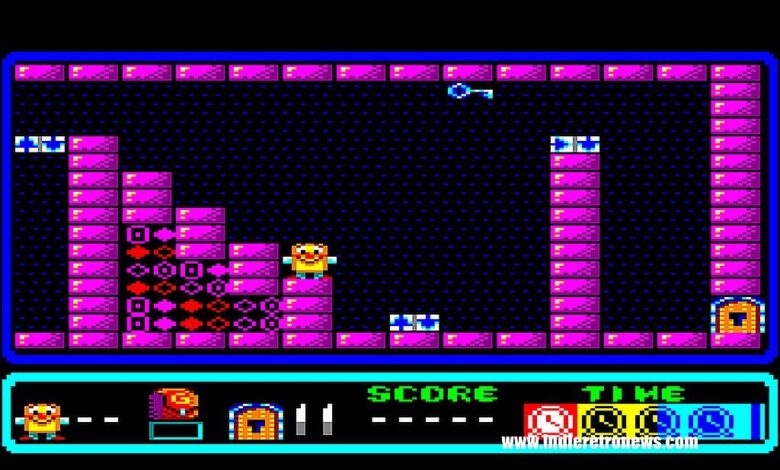 Dungeons of GOMILANDIA – A Puzzler from Retro Works for the Amstrad CPC and ZX Spectrum