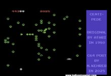 A Centipede Emulator for the Atari 8bit/Commodore 64 by Norbert! [UPDATE]