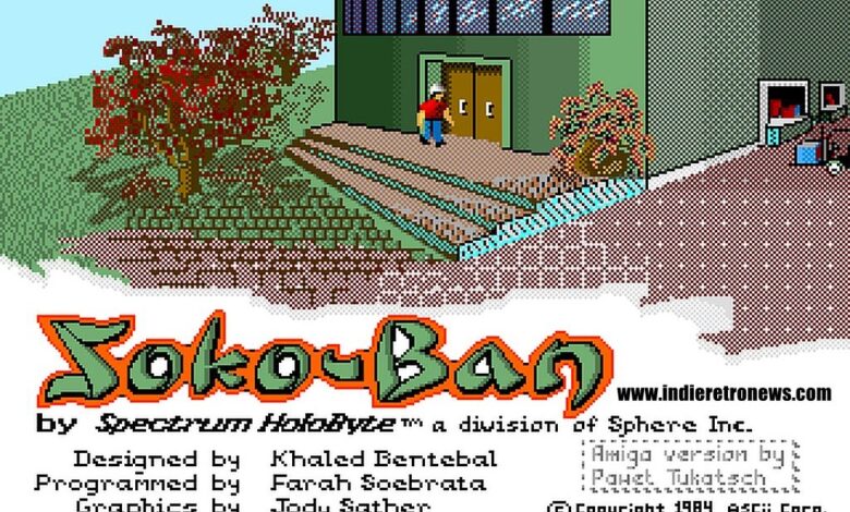 Soko-Ban – 1980’s game of Sokoban on the PC, gets a unique Amiga port by Tukinem