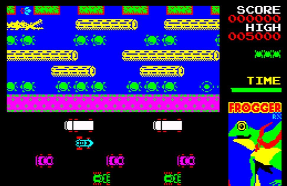 Frogger RX – This Arcade-like version of Frogger for the ZX Spectrum is looking good! (+Demo) Frogger RX – This Arcade-like version of Frogger for the ZX Spectrum is looking good! (+Demo)