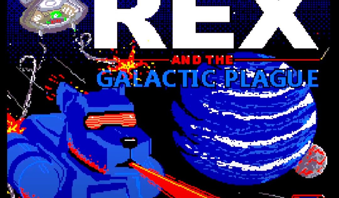 Rex and the Galactic Plague - A teased blaster for the Commodore Amiga by Hoyster Games [Final Demo]