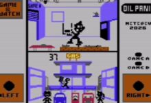 Oil Panic – A 1982 Nintendo Game & Watch game appears on the C64