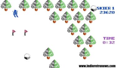 Super Slalom – Speed down the slopes in this new SKI game for the C64 Super Slalom – Speed down the slopes in this new SKI game for the C64