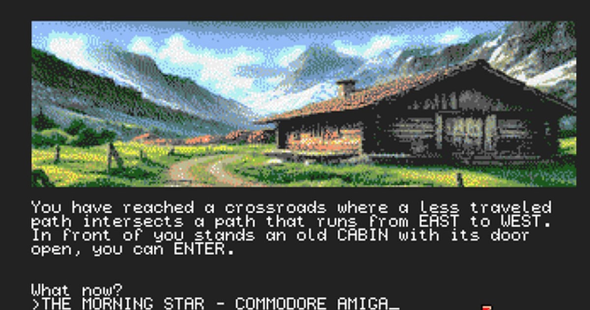 The Morning Star – A classic text adventure for many different retro systems by Dareint! The Morning Star – A classic text adventure for many different retro systems by Dareint!