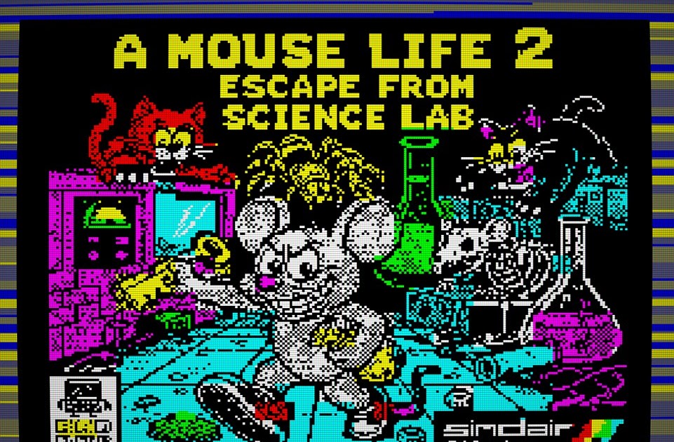 A mouse life 2: Escape from science lab – Help a Mouse escape from the laboratory in this new ZX Spectrum 128k game from BAD BITS A mouse life 2: Escape from science lab – Help a Mouse escape from the laboratory in this new ZX Spectrum 128k game from BAD BITS