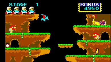 Roc’NRope – A 1983 platformer developed and published by Konami for arcades has arrived on the Amiga via JOTD Roc’NRope – A 1983 platformer developed and published by Konami for arcades has arrived on the Amiga via JOTD